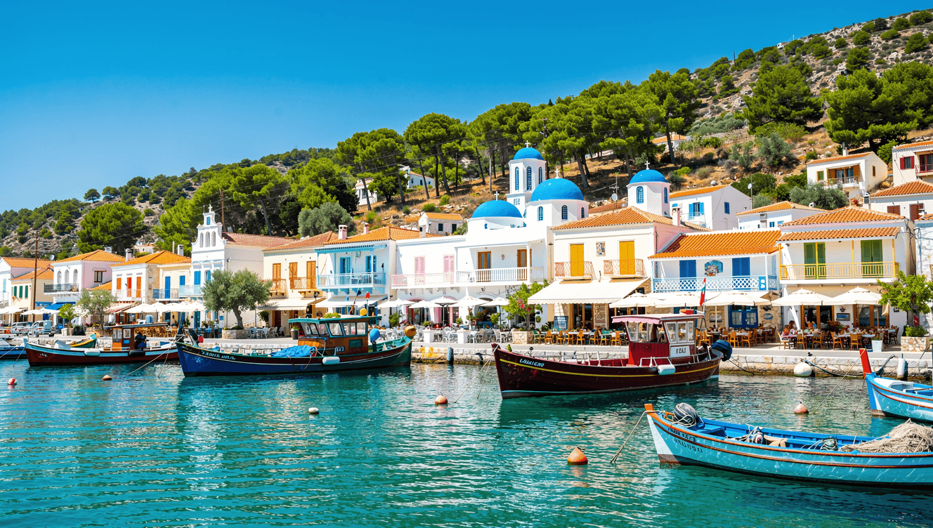 The Saronic island of Aegina, a day-charter from the Athens Riviera